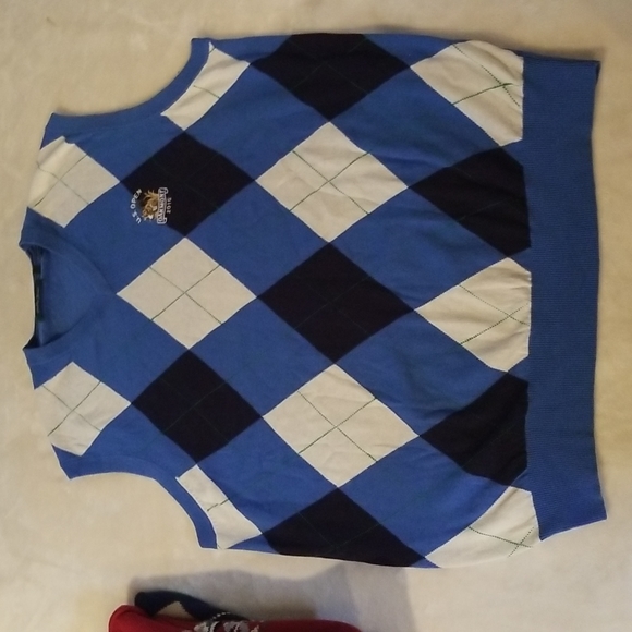 Bobby Jones Other - Vintage Bobby Jones Argyle Golf Sweater Vest Large US Open Oakmont 2016